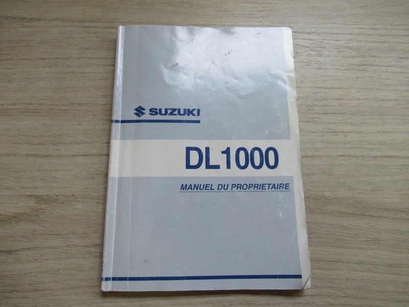 Manuel du propriétaire Suzuki DL1000 V-Strom 2002-2010