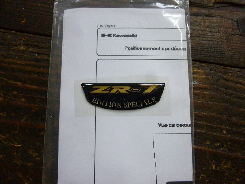 Sticker Kawasaki ZR7 Edition Spéciale 