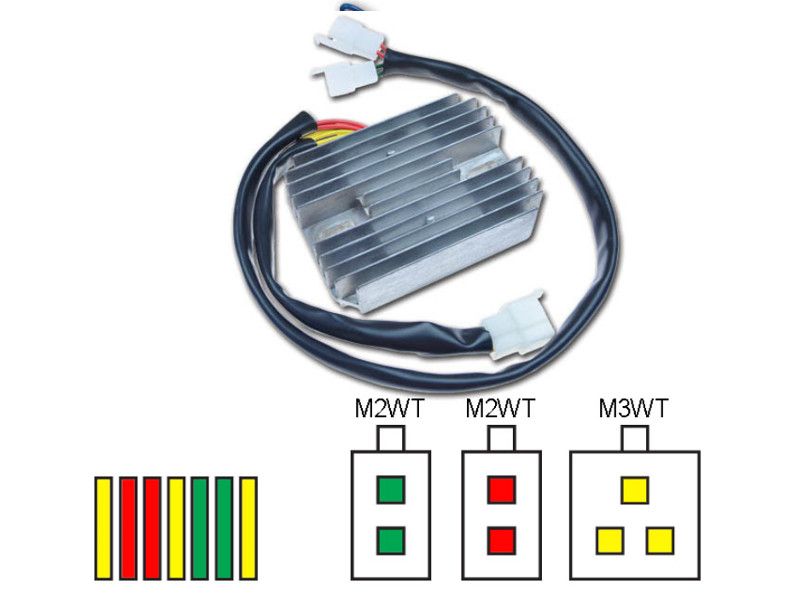 Régulateur RR12 Honda VT750 DC Shadow (01-07), VT1100C (SC32/SC18/SC39/SC43)
