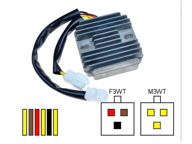 Régulateur de tension Electrex RR73 Yamaha RD125LC (1983)