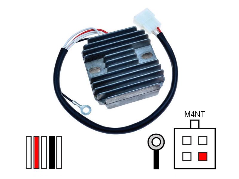 Régulateur RR98 Yamaha 350/500 RDLC, 125/250 TDR, SRX 600, FZR 600, FZR400RR, 850 TDM