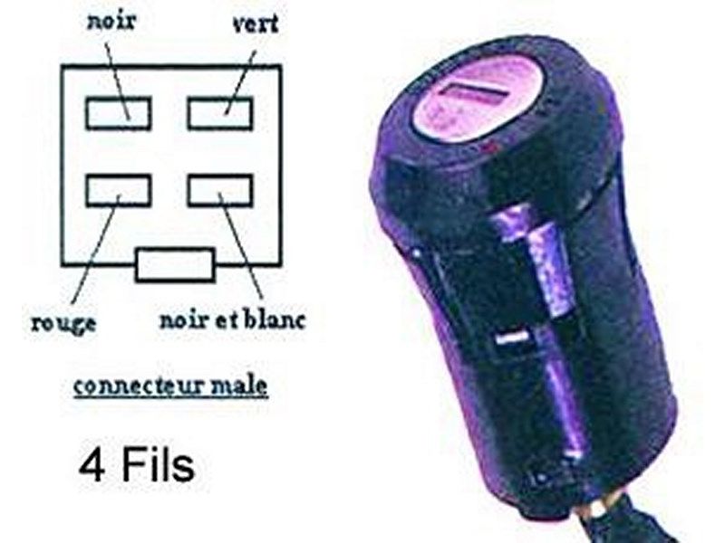 Contacteur à clé, neiman Honda 125 XLS 1979-1984, 250 XLS 1979-1981