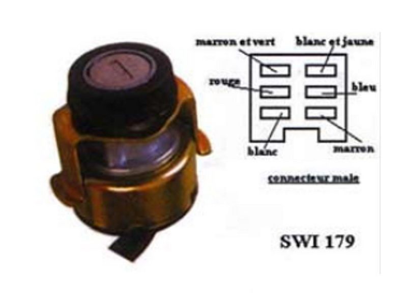 Contacteur à clé, neiman Kawasaki Z 1000 avant 1980